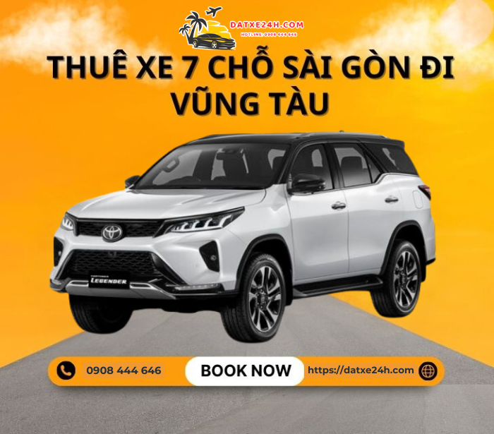 Thuê xe 7 chỗ Sài Gòn đi Vũng Tàu