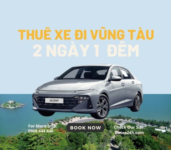 Thuê xe đi Vũng Tàu 2 ngày 1 đêm